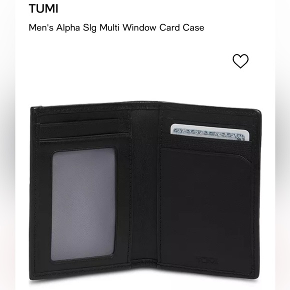 Brand new Men’s Tumi Multi window card case - Picture 2 of 7